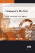 Cover: Conveyancing Checklists - The Law Society