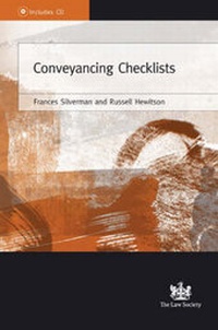 Enlarge image Cover: Conveyancing Checklists - The Law Society
