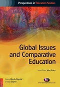 Cover: Global Issues and Comparative Education - Learning Matters Ltd
