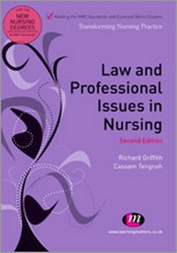 Enlarge image Cover: Law and Professional Issues in Nursing - Learning Matters Ltd