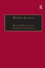 Cover: Before Science - Scolar Press
