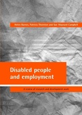 Cover: Disabled people and employment - Policy Press