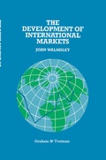 Cover: The Development of International Markets - Graham & Trotman Ltd