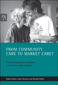 Cover: From community care to market care? - Policy Press
