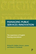 Cover: Managing public services innovation - Policy Press