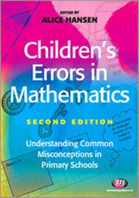 Enlarge image Cover: Children's Errors in Mathematics - Learning Matters Ltd