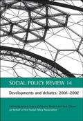 Cover: Social Policy Review 14 - Policy Press