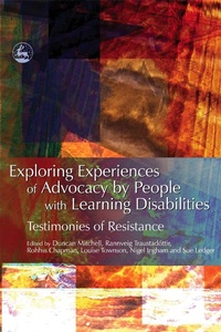 Enlarge image Cover: Exploring Experiences of Advocacy by People with Learning Disabilities - Jessica Kingsley Publishers
