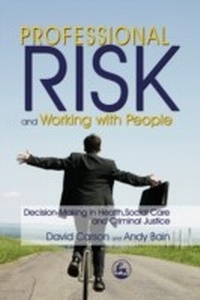 Enlarge image Cover: Professional Risk and Working with People - Jessica Kingsley Publishers