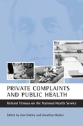 Cover: Private complaints and public health - Policy Press