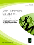 Cover: Relationship of Strategic Performance Management to Team Strategy, Company Performance and Organizational Effectiveness - Emerald Group Publishing Ltd