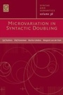 Cover: Microvariation in Syntactic Doubling - Emerald Group Publishing Limited
