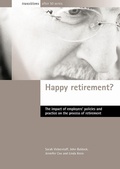 Cover: Happy retirement? - Policy Press