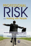 Cover: Professional Risk and Working with People - Jessica Kingsley Publishers