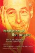 Cover: Medicine of the Person - Jessica Kingsley Publishers