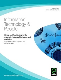 Enlarge image Cover: Living and Functioning in the e-Society - Emerald Group Publishing Ltd