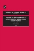 Cover: Inequality and Poverty - Emerald Publishing Limited