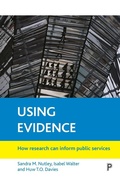 Cover: Using evidence - Policy Press