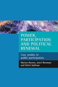 Cover: Power, participation and political renewal - Policy Press