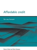 Cover: Affordable credit - Policy Press
