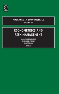 Enlarge image Cover: Econometrics and Risk Management - Emerald Group Publishing Limited
