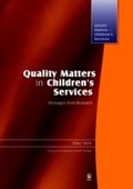Cover: Quality Matters in Children's Services - Jessica Kingsley Publishers