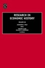 Cover: Research in Economic History - Emerald Publishing Limited