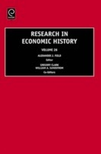 Enlarge image Cover: Research in Economic History - Emerald Publishing Limited
