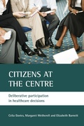 Cover: Citizens at the centre - Policy Press