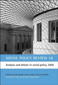 Cover: Social Policy Review 18 - Policy Press