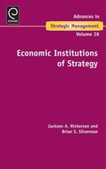 Cover: Economic Institutions of Strategy - Emerald Group Publishing Limited