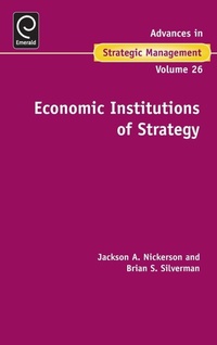 Enlarge image Cover: Economic Institutions of Strategy - Emerald Group Publishing Limited