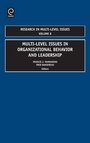 Cover: Multi-Level Issues In Organizational Behavior And Leadership - Emerald Group Publishing Limited