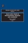 Cover: Multi-Level Issues In Organizational Behavior And Leadership - Emerald Publishing Limited