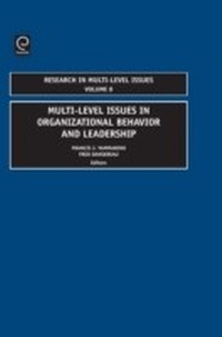 Enlarge image Cover: Multi-Level Issues In Organizational Behavior And Leadership - Emerald Publishing Limited