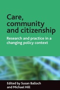 Cover: Care, community and citizenship - Policy Press