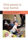 Cover: Child poverty in large families - Policy Press