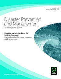 Enlarge image Cover: Disaster Management and the Built Environment - Emerald Group Publishing Ltd