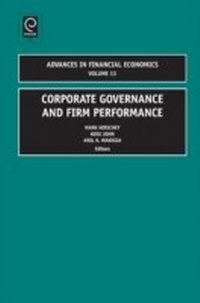 Enlarge image Cover: Corporate Governance and Firm Performance - Emerald Publishing Limited