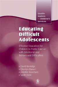 Enlarge image Cover: Educating Difficult Adolescents - Jessica Kingsley Publishers