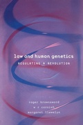 Cover: Law and Human Genetics - Hart Publishing