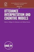 Cover: Utterance Interpretation and Cognitive Models - Emerald Group Publishing Limited
