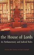 Cover: The House of Lords - Hart Publishing
