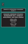 Cover: Managing Subsidiary Dynamics - Emerald Group Publishing Limited