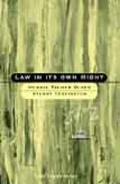 Cover: Law in its Own Right - Hart Publishing