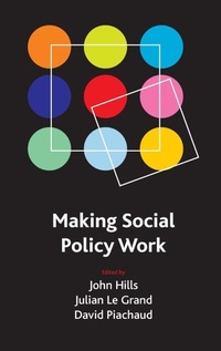 Enlarge image Cover: Making social policy work - Policy Press