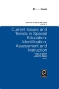 Cover: Current Issues and Trends in Special Education. - Emerald Publishing Limited