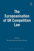 Cover: The Europeanisation of UK Competition Law - Hart Publishing