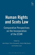 Cover: Human Rights and Scots Law - Hart Publishing