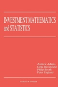 Cover: Investment Mathematics and Statistics - Graham & Trotman Ltd